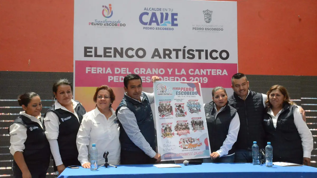 Presentan elenco artístico para la Feria del Grano y la Cantera 2019. Foto Luis Luévanos